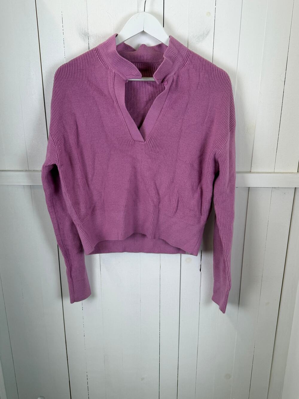Lululemon Purple Cotton Pullover Sweater Women’s M